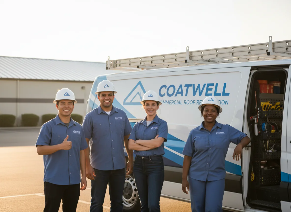 Commercial roof coating company in Chana, IL